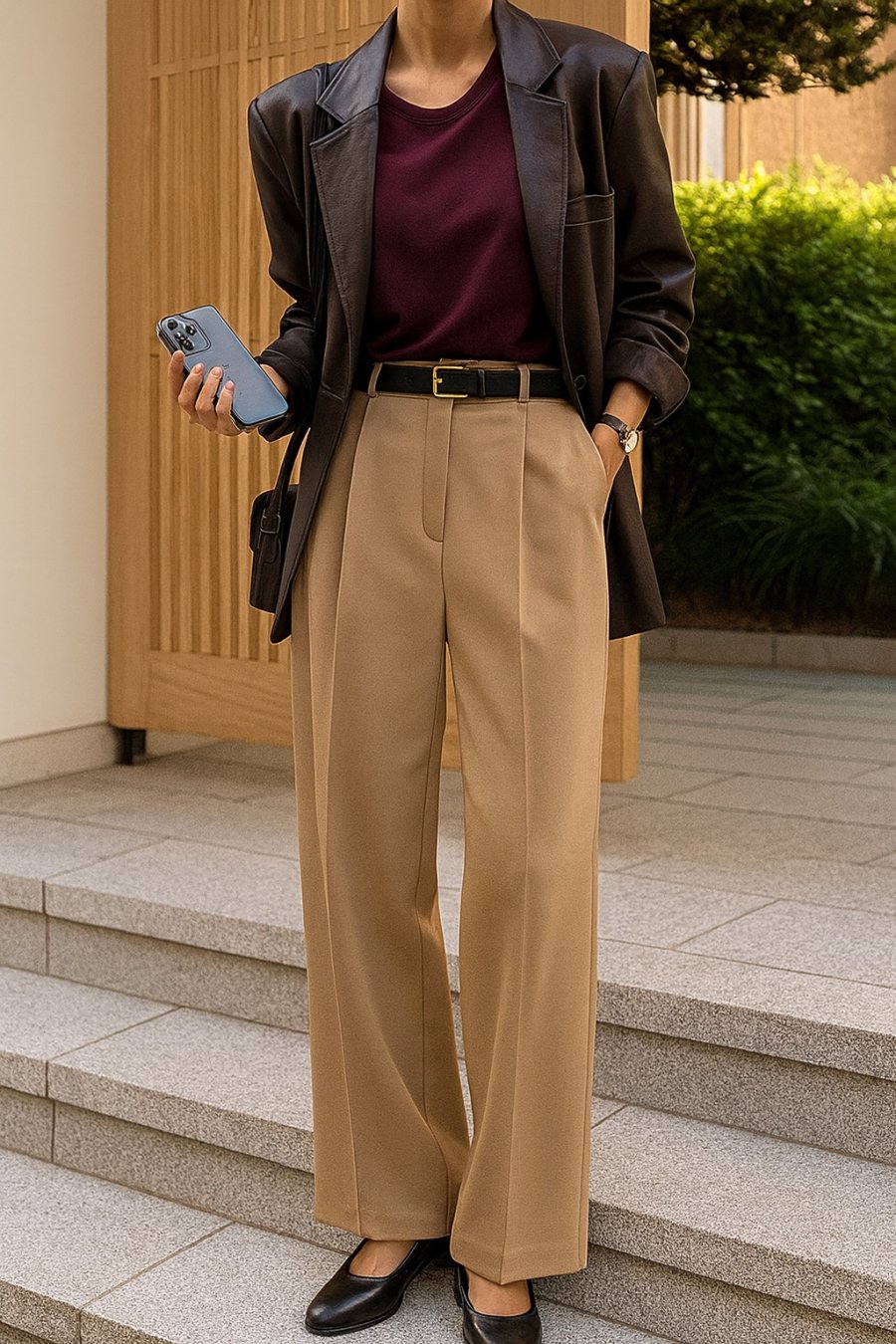 Thanh lịch pha chút cá tính – set đồ lý tưởng cho những buổi café hay gặp gỡ đầu tuần.