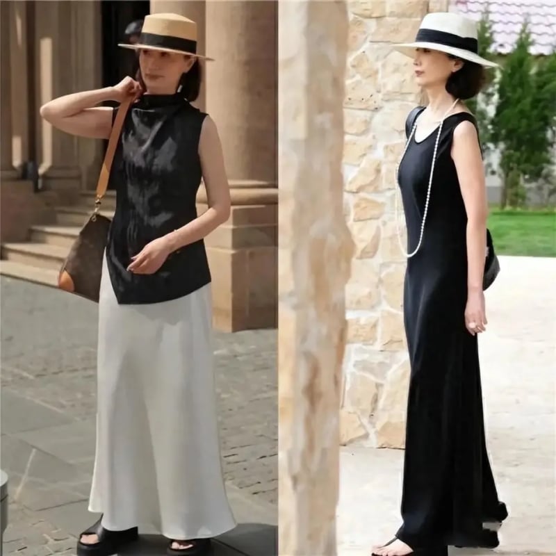 Những gam màu cơ bản như đen, trắng, be, xám luôn mang lại cảm giác thanh lịch và dễ phối.