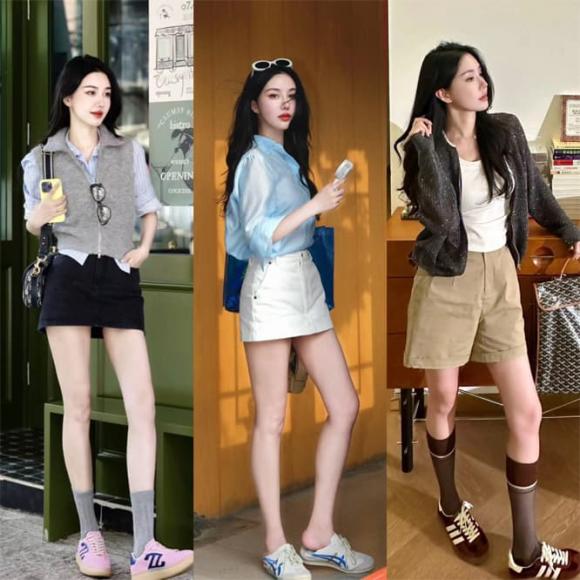 Một chiếc kính râm trắng, sợi dây chuyền thanh mảnh, chiếc túi xách mini hay thắt lưng bản nhỏ đều có thể khiến bộ đồ đơn giản trở nên thời thượng