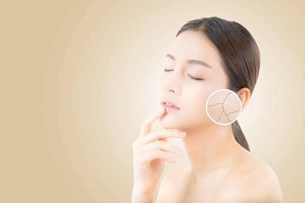 Da quanh mắt chỉ dày bằng khoảng một phần ba so với da mặt, gần như không có tuyến dầu và dễ bị mất nước.