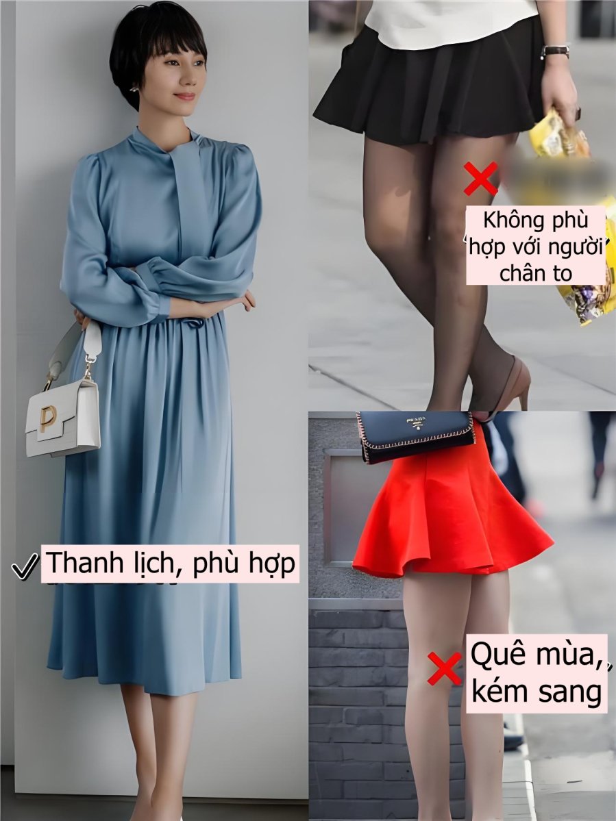 Thay vì tạo vẻ quyến rũ, kiểu váy quá ngắn có thể khiến tổng thể trở nên “kém duyên” và mất điểm tinh tế