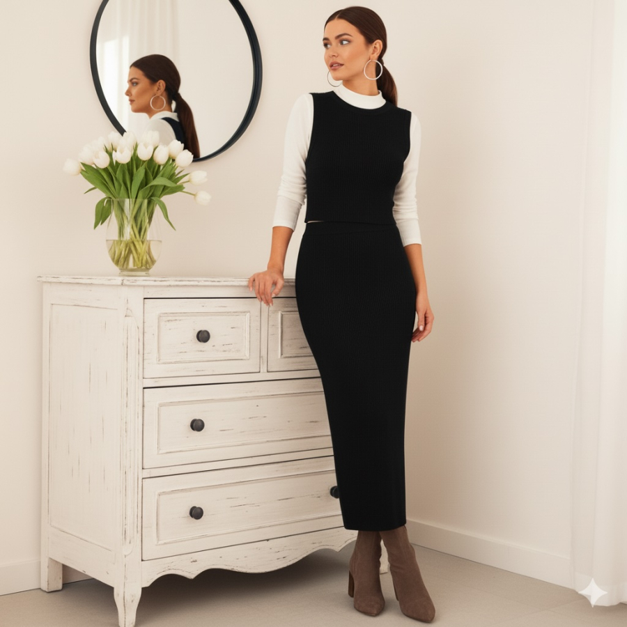 Chân váy dài khi đi cùng boots đã trở thành công thức quen thuộc của nhiều tín đồ thời trang trong vài mùa gần đây