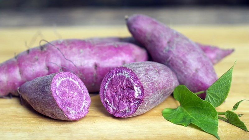Màu tím của khoai lang là dấu hiệu cho thấy loại củ này chứa nhiều anthocyanin.
