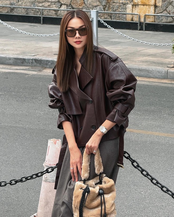 Chỉ cần khoác lên mình chiếc áo da, người mặc đã có thể toát lên vẻ mạnh mẽ và cuốn hút