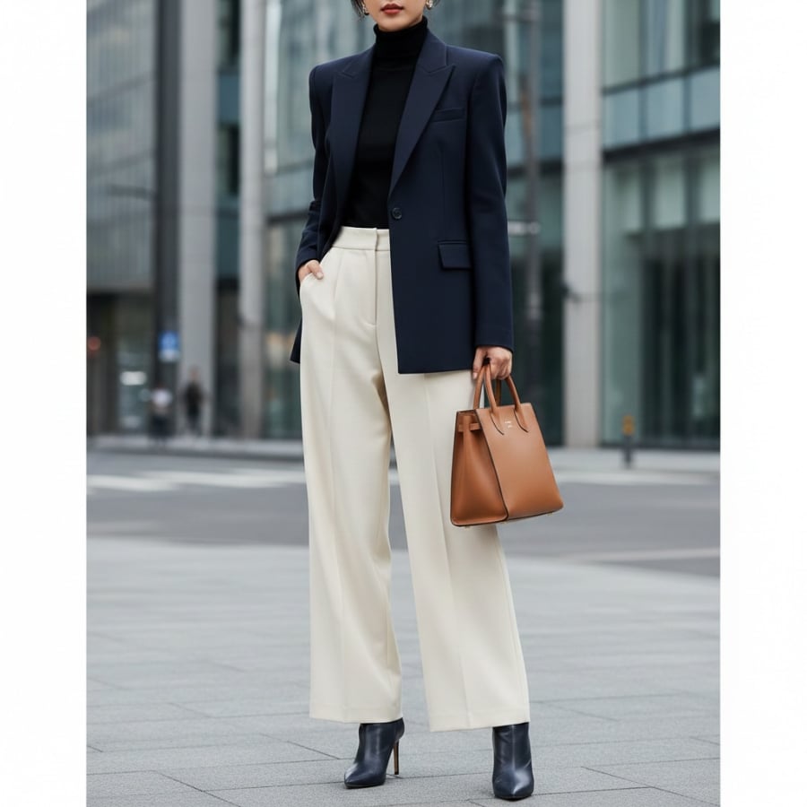 Blazer dáng gọn là món đồ linh hoạt giúp nàng thấp mặc đẹp trong nhiều hoàn cảnh.