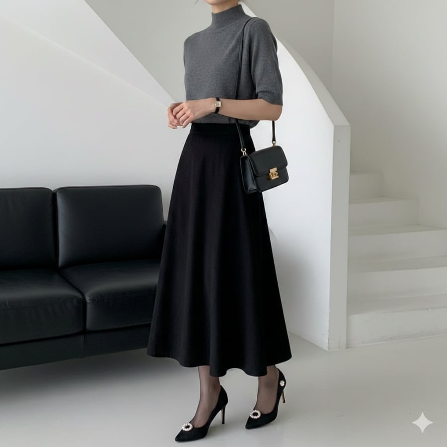 Áo len cộc tay là lựa chọn lý tưởng khi muốn giữ vẻ chỉn chu nhưng không quá cứng nhắc