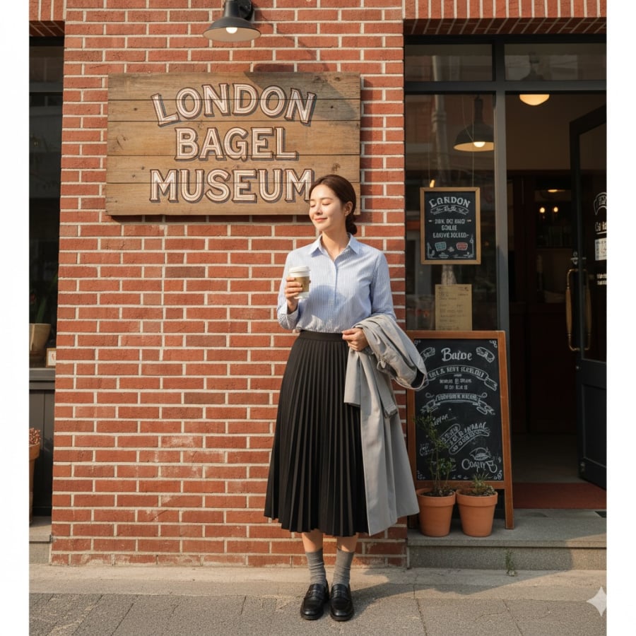 Trong môi trường công sở, áo sơ mi hoặc blouse gần như là lựa chọn không thể thiếu khi phối cùng chân váy chữ A